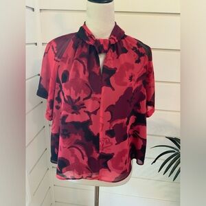 Rachel Roy Women’s Floral Top Size M